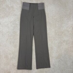 Simply Noelle‎ Taupe Wide Waistband Stretch Flare Pants Women's Size S/M 8-10